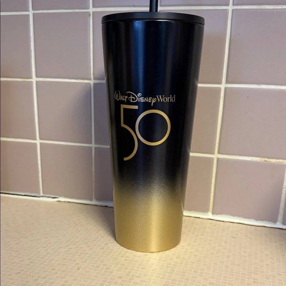 Starbucks Gradient Black and Gold Tumbler - Picture 2 of 2